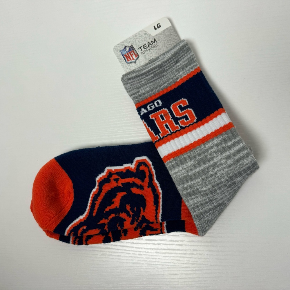 Chicago Bears NFL Socks - NWT - Size Large